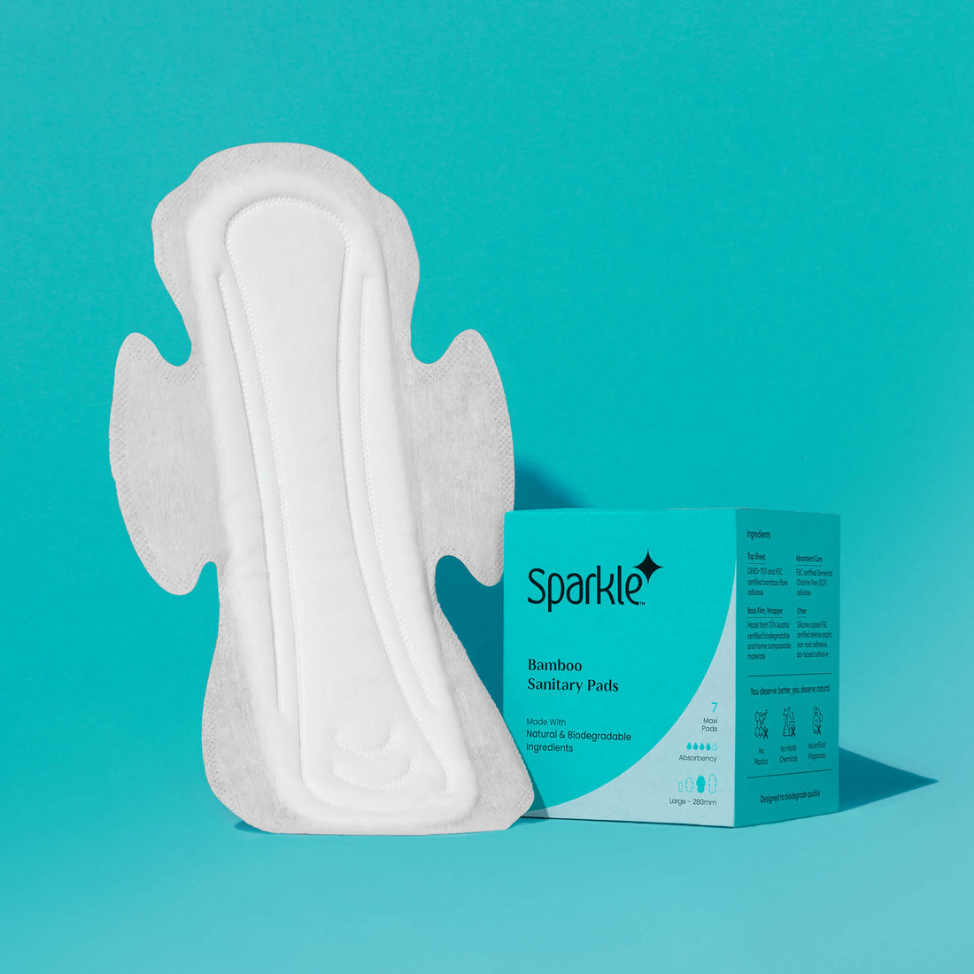 Sparkle Bamboo Sanitary Pads